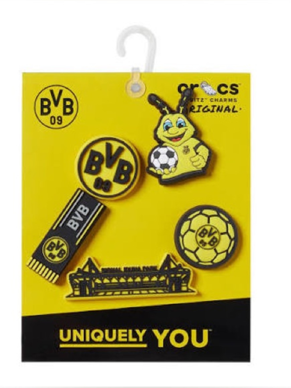 NWT Crocs Uniquely YOU Jibbitz Authentic Shoe Charms BVB Pack of 5
